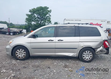 2006 Honda Odyssey Lx из США, поврежденный, VIN 5FNRL38266B020057